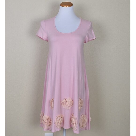 Uncle Frank Dresses & Skirts - Uncle Frank Floral Rosette Shirt Dress S